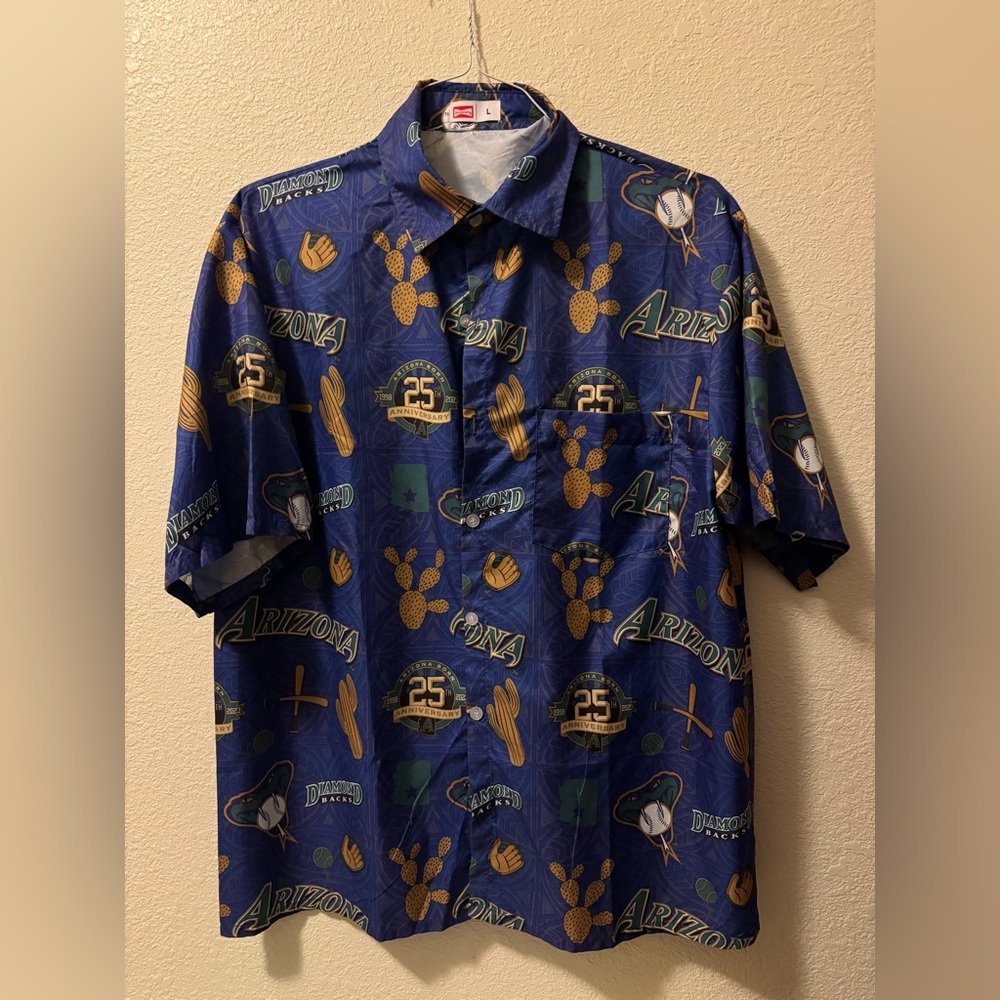 Arizona Diamondbacks 25th anniversary Hawaiian shirt